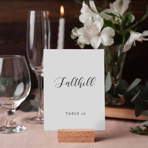 Wedding Table Numbers Simple Theaisle Ie Premium Wedding