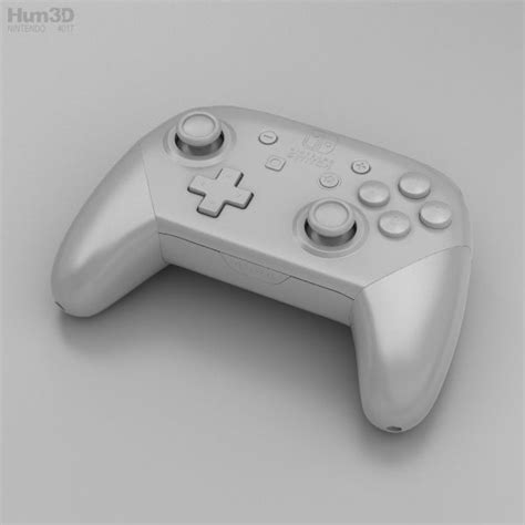 Nintendo Switch Pro Controller 3D Model CGTrader