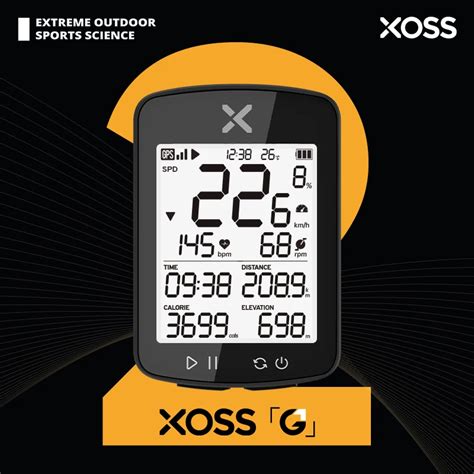 XOSS G2 Plus Computador De Bicicleta GPS Sem Fio Veloc Metro Ciclismo