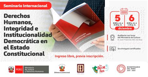 Seminario Internacional Derechos Humanos Integridad E