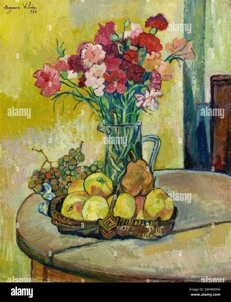 Suzanne Valadon Nature Morte Au Panier De Pommes Stock Photo Alamy