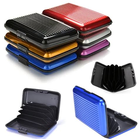 New Rfid Blocking Aluminum Business Credit Card Holder Case Anti Scan ...