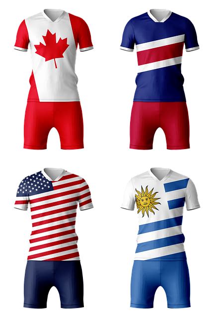 Uniformes De Futbol Selecciones Imagen Gratis En Pixabay