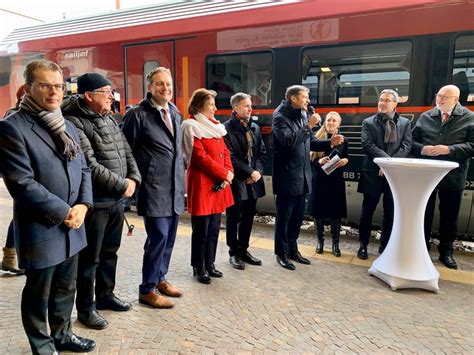 Präsentation der neuen Railjet Verbindung zwischen Wien und Bozen