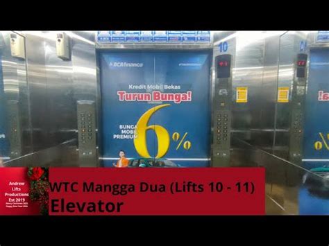 Mitsubishi Elevator At WTC Mangga Dua Jakarta Lifts 10 11 YouTube