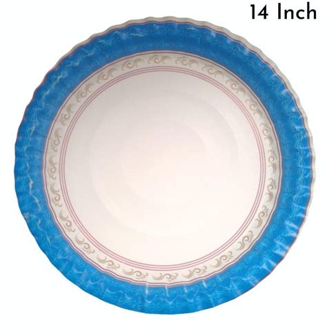 14 Inch Printed Paper Plate At Rs 95 Pack Patterned Paper Plate In