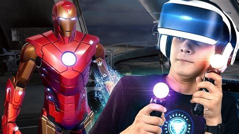 Железный Человек PS VR Прохождение - Часть 2 - КОСТЮМЫ - YouTube
