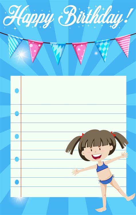 Birthday Template Printable