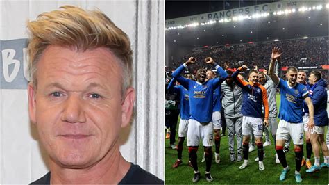 Gordon Ramsay Reacts To Rangers Reaching Europa League Final As He
