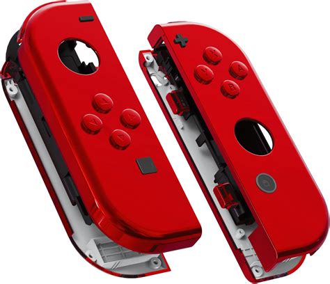 Extremerate Diy Replacement Shell Buttons For Nintendo Switch And Switch Oled Chrome