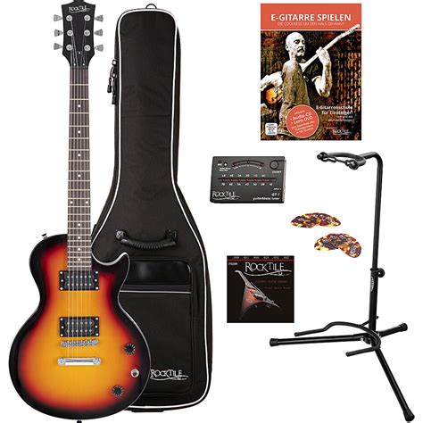 Elektrick Gitara Set L Sunburst Rocktile Hudobniny Net