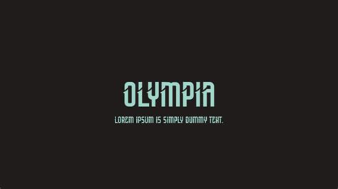 Olympia Font : Download Free for Desktop & Webfont