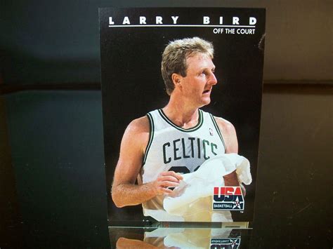 Larry Bird SkyBox USA Basketball 1992 Card 14 Off The Court Boston