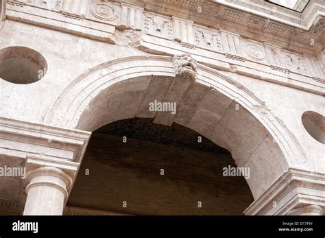 Arch of building, Vicenza, Italy Stock Photo - Alamy