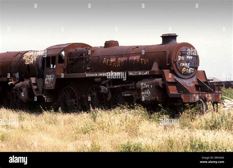 Scrapped Steam Locomotives At The Woodham Scrapyard On Barry Island