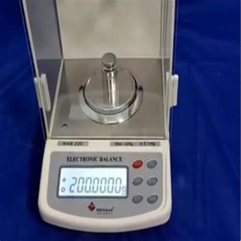 Internal Digital Wensar Analytical Balance Mab Lcd Capacity G