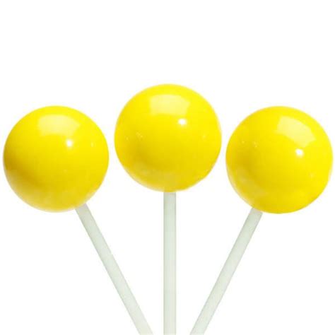 Espeez Paintball Pops Giant Jawbreaker Suckers Yellow 12 Piece Bag