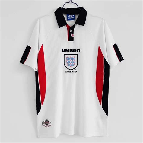 Camisa De Futebol Retro 1998 Estação De Jogos Inglaterra Suor Masculino