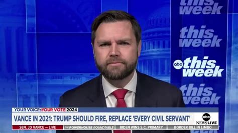 Abc Host Abruptly Ends Interview With Jd Vance Over Supreme Court