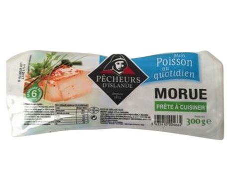 Filet de morue prêt à cuisiner Pêcheur d Islande 300 g Bam courses