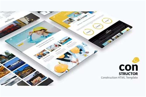 LATEST Constructor Construction HTML Template Download - CMS Code Shop