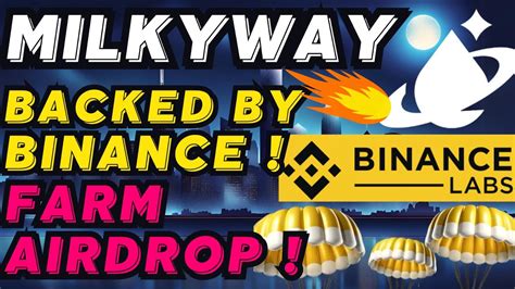 Milkyway Airdrop For Celestia Tia Stakers Backed By Binance Youtube