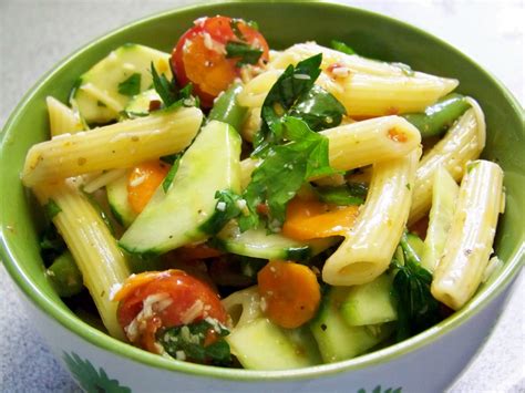 Salade de pennes aux légumes