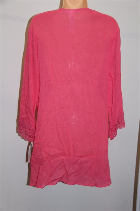 NWT La Blanca Swimsuit Bikini Cover Up Tunic Dress Sz M PKB EBay