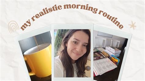 My Realistic Morning Routine Youtube