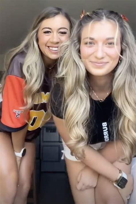 Joe Burrow's girlfriend Olivia Holzmacher playful with Bengals WAG