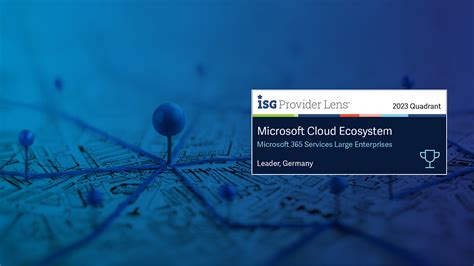 Isg Provider Lens™ Microsoft Cloud Ecosystem Leader