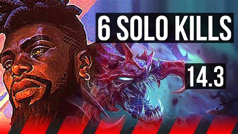 K Sante Vs Cho Gath Top Solo Kills Games Kr Challenger