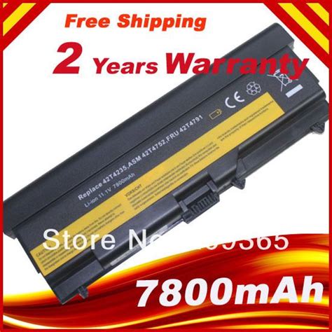 9cells 7800mah Battery For Lenovo Thinkpad T410 T420 T510 T520 E40 E50