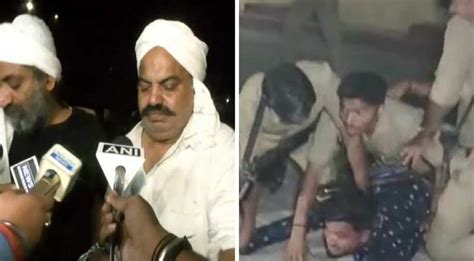 5 Cops Suspended After Live Tv Murders Of Indian Gangster Politician Atiq Ahmed Brother India