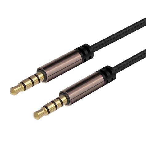 SONGFUL A10 3.5mm Male to 3.5mm Male Audio Cable 4 Sections 3.5mm Jack ...