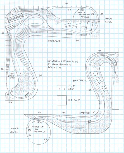 K&T Track Plans – Appalachian Railroad Modeling