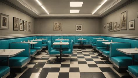 A Retro Diners Checkered Past A Nostalgic Glimpse Into A Bygone Era