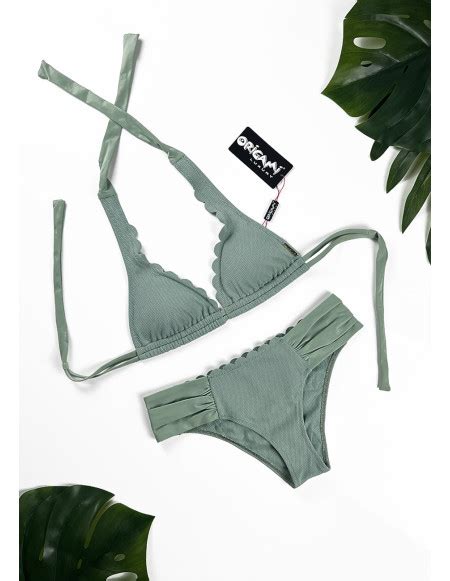 Barbados French Green MH LX Origami Bikini