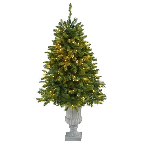 Earthflora LED Pre Lit Artificial Christmas Trees 4 5 Sierra