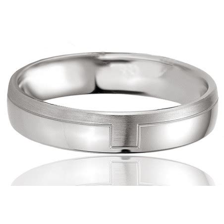 Bague Alliance Breuning En Argent Massif Pour Homme Minos