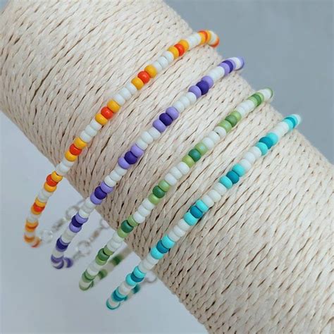 Seed Beed Bracelets Bead Jewellery Beaded Necklace Diy Small Bead