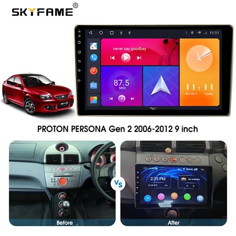 SKYFAME Android Car Navigation Radio Multimedia Player For PROTON