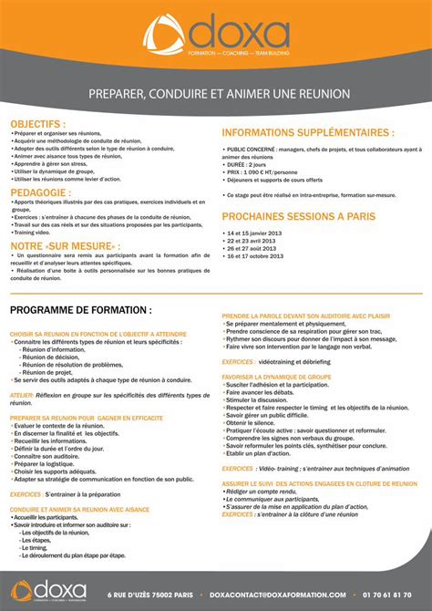 Pdf Pr Parer Conduire Et Animer Une R Union Dokumen Tips