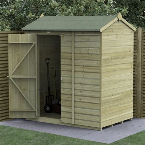 X Forest Beckwood Reverse Apex Shed No Windows Elbec Garden Buildings