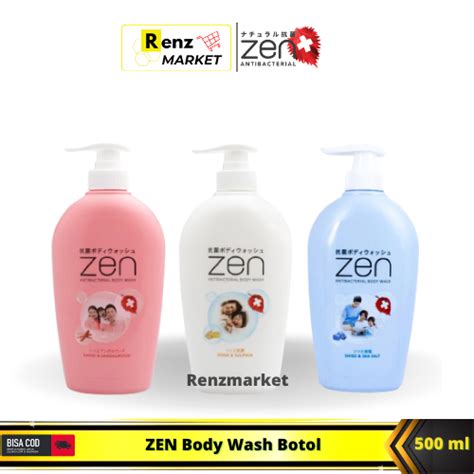 Zen Body Wash Botol Pump 500 Ml Sabun Mandi Cair Lazada Indonesia