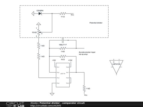 Potential Divider Comparator Circuit Circuitlab