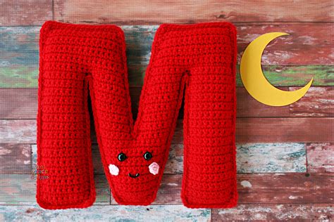 Letter M Crochet Pattern Letter M Amigurumi Pattern Alphabet | Etsy