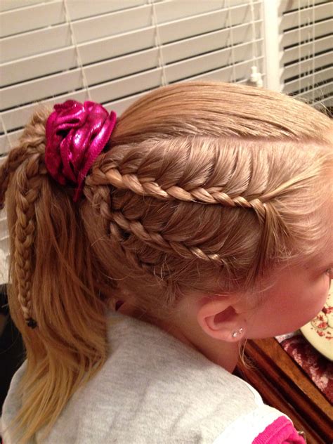 Pin By Ashley Bingham On Hairstyles Gymnastics Hair Cool Hairstyles