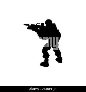 Commando logo. Simple illustration of commando vector logo for web ...