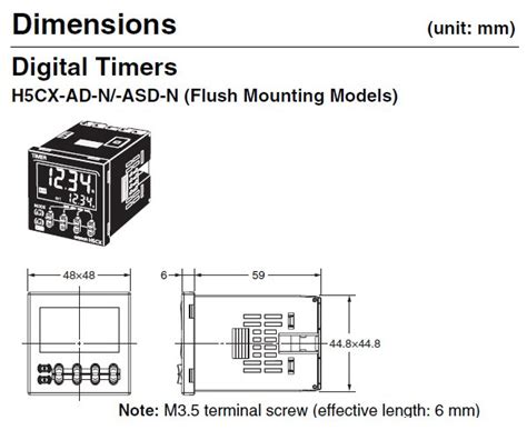 Omron H5CX-AD-N Digital Timer